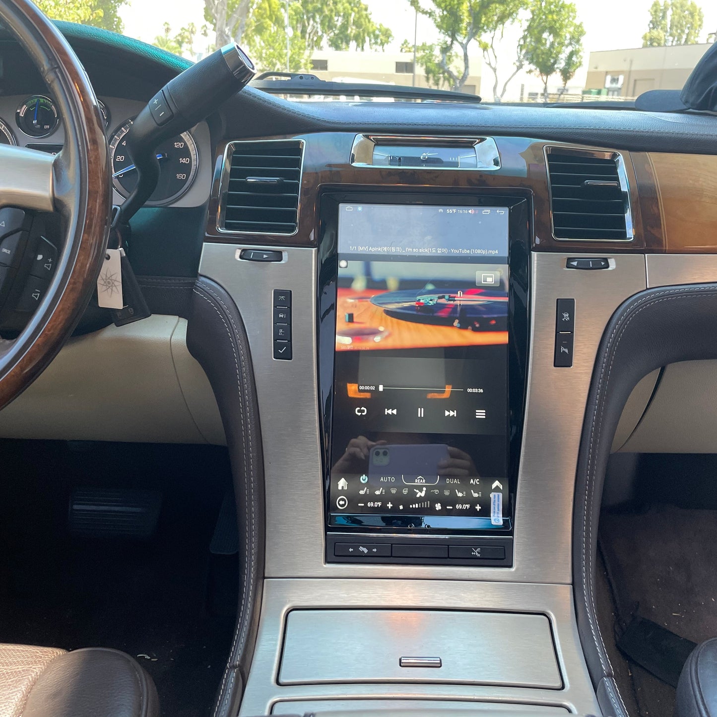 13.6" Android 12 VERTICAL SCREEN Navigation Radio for Cadillac Escalade 2007 - 2014 | Phoenix Automotive