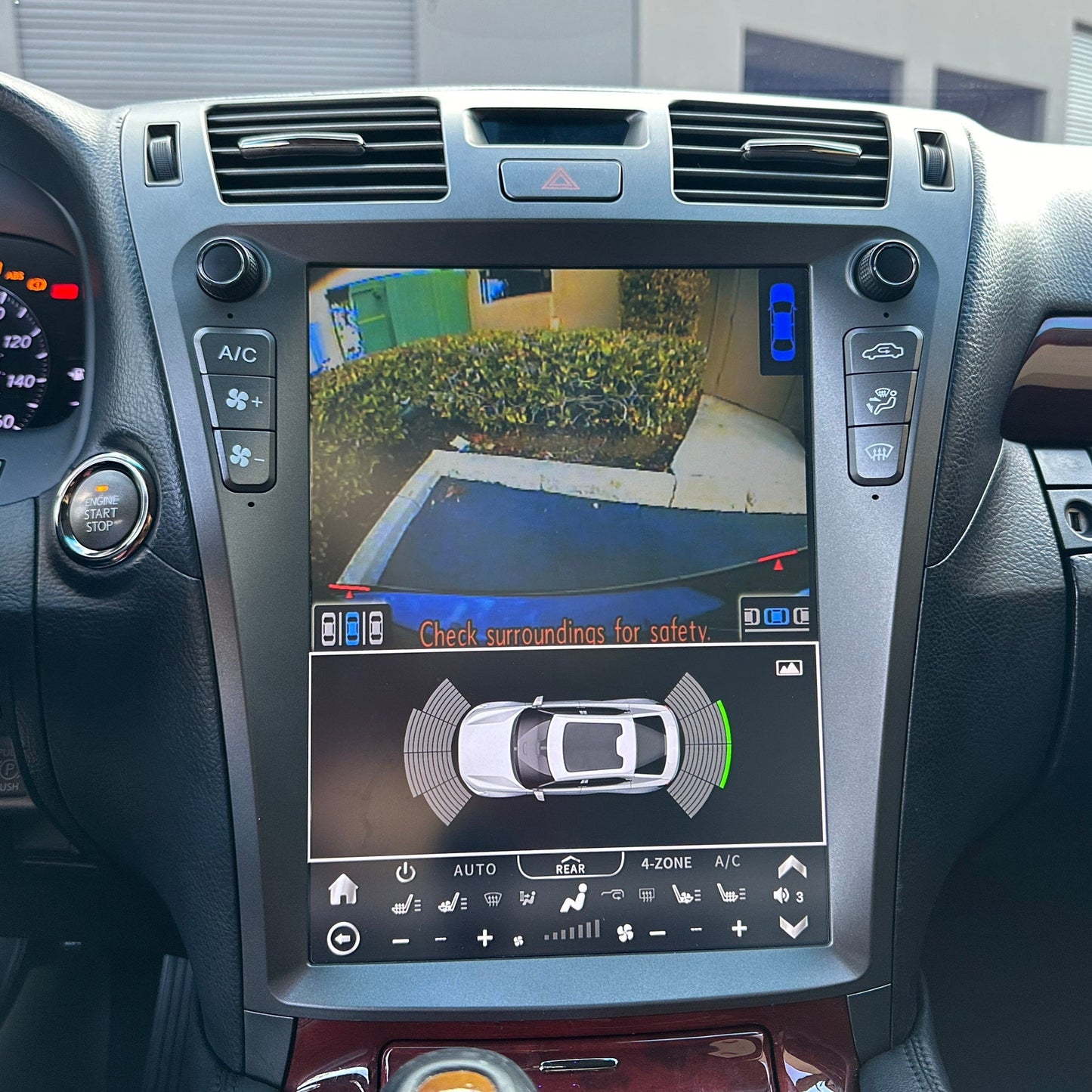 13" Vertical Screen Android 13 Fast boot Navi Radio For Lexus LS 460 600 600h 2007 - 2012 | Phoenix Automotive