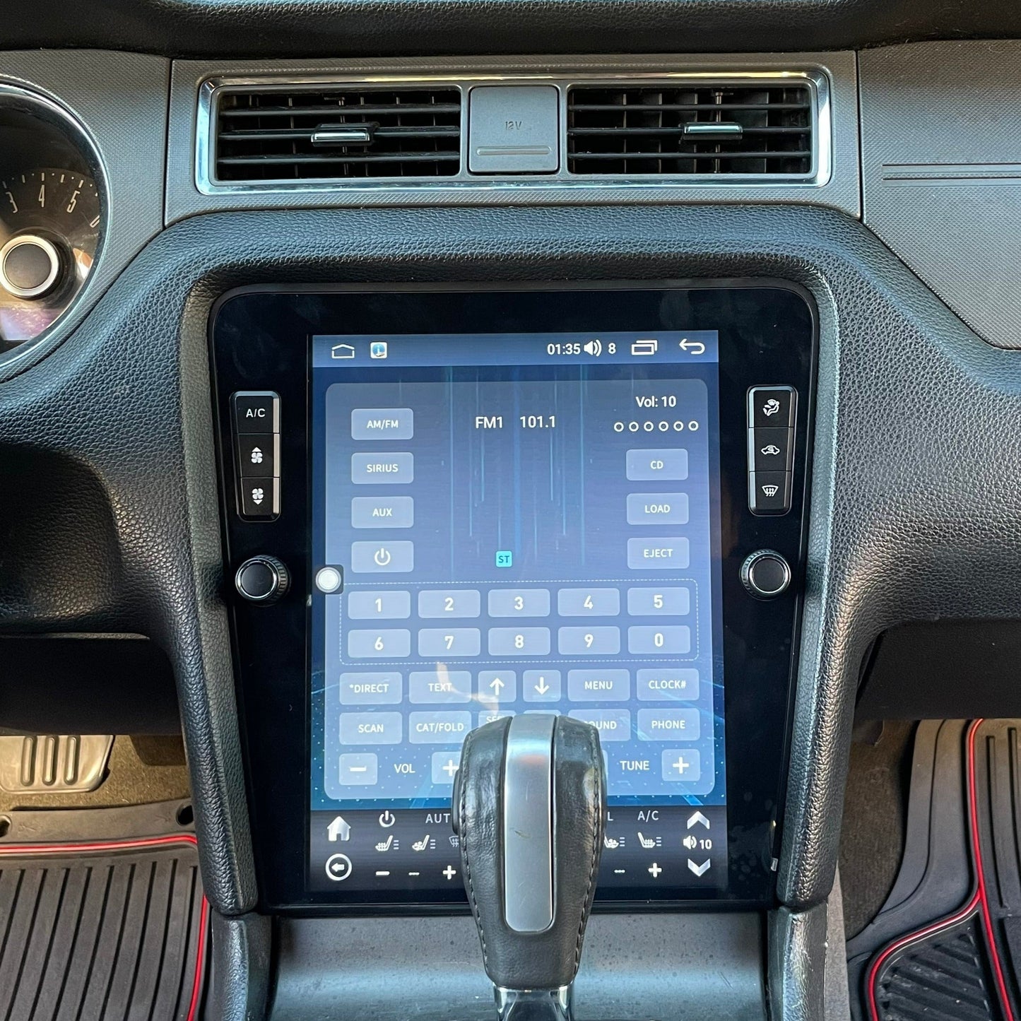 12.1" Vertical Screen Android Fast boot Navigation Radio for Ford Mustang 2010 - 2014 | Phoenix Automotive