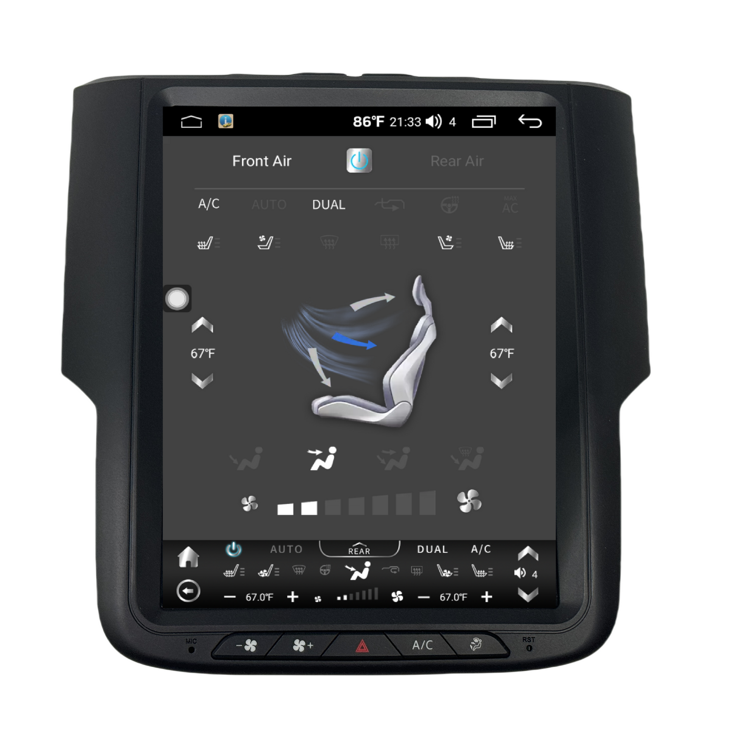 9.7"/10.4" Android 12 Fast boot Vertical Screen Radio for Dodge Ram 2013 - 2018 RAM Classic 2019 - 2024| Phoenix Automotive