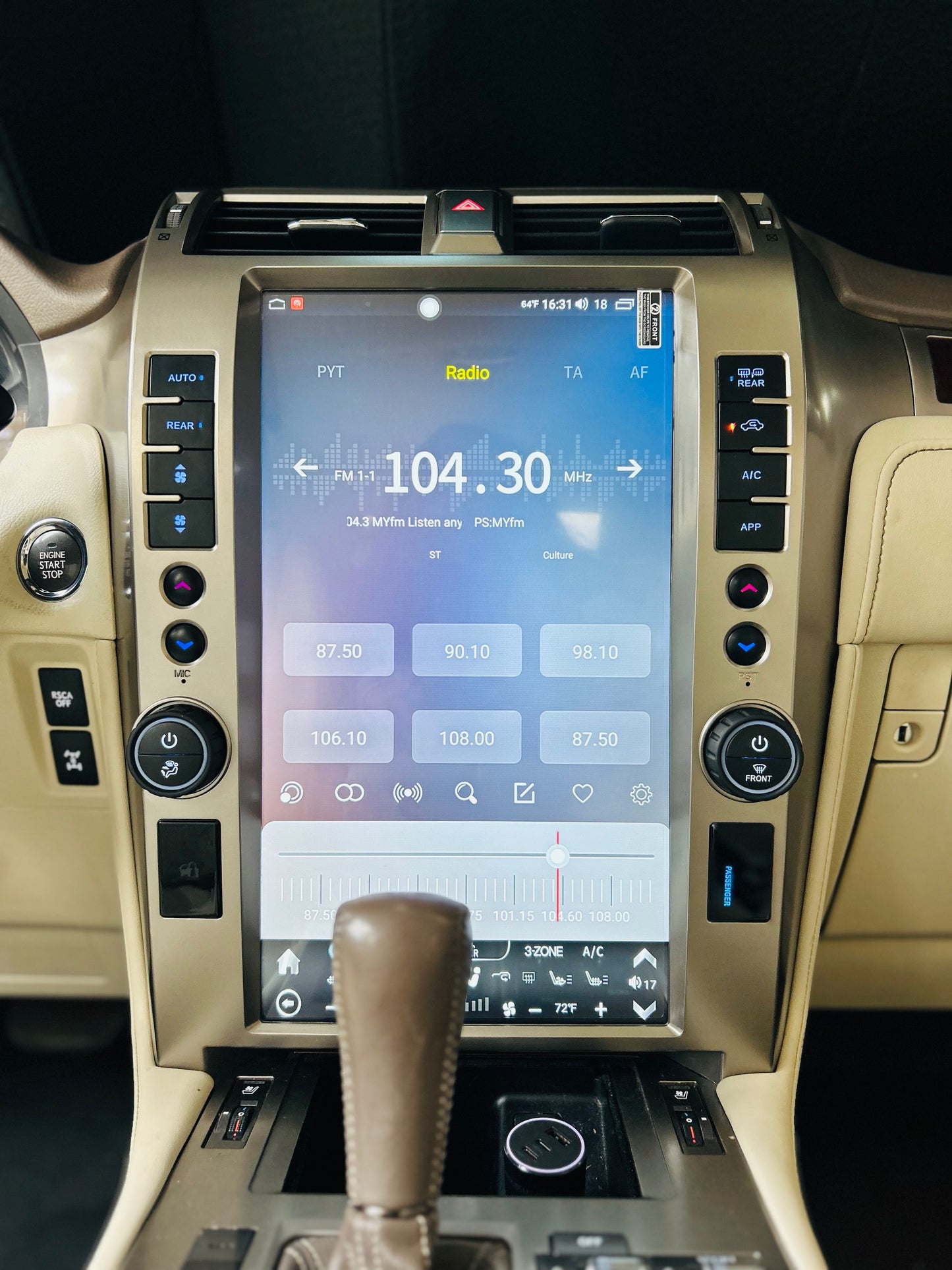 15.6" Android 12 Fast boot Navigation Radio for Lexus GX 400 GX 460 2010 - 2021