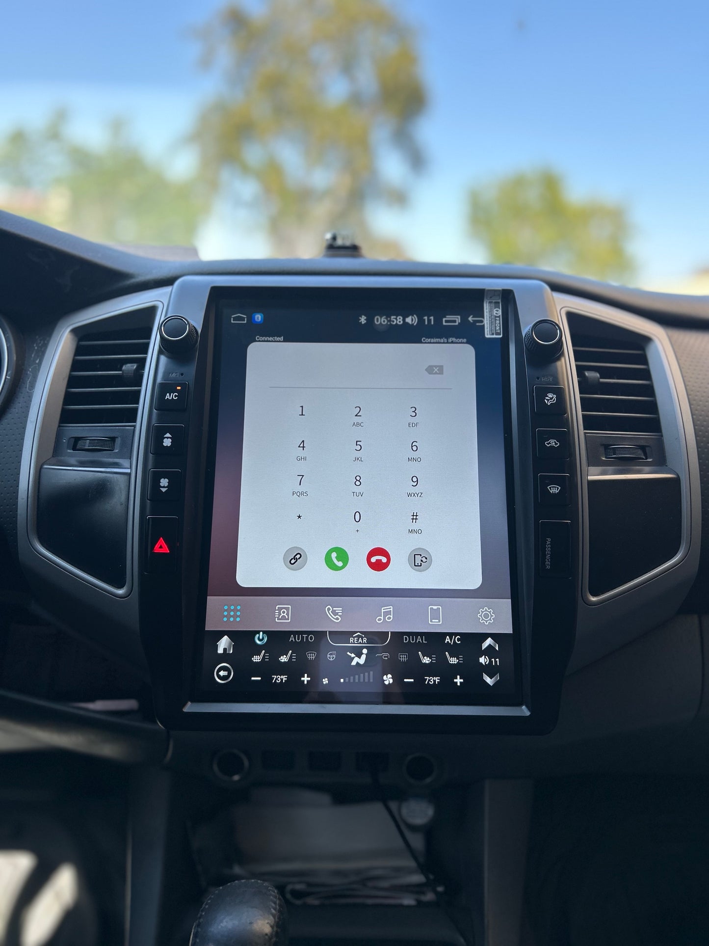 13” Android 13 Vertical Screen Navigation Radio for Toyota Tacoma 2005 - 2015