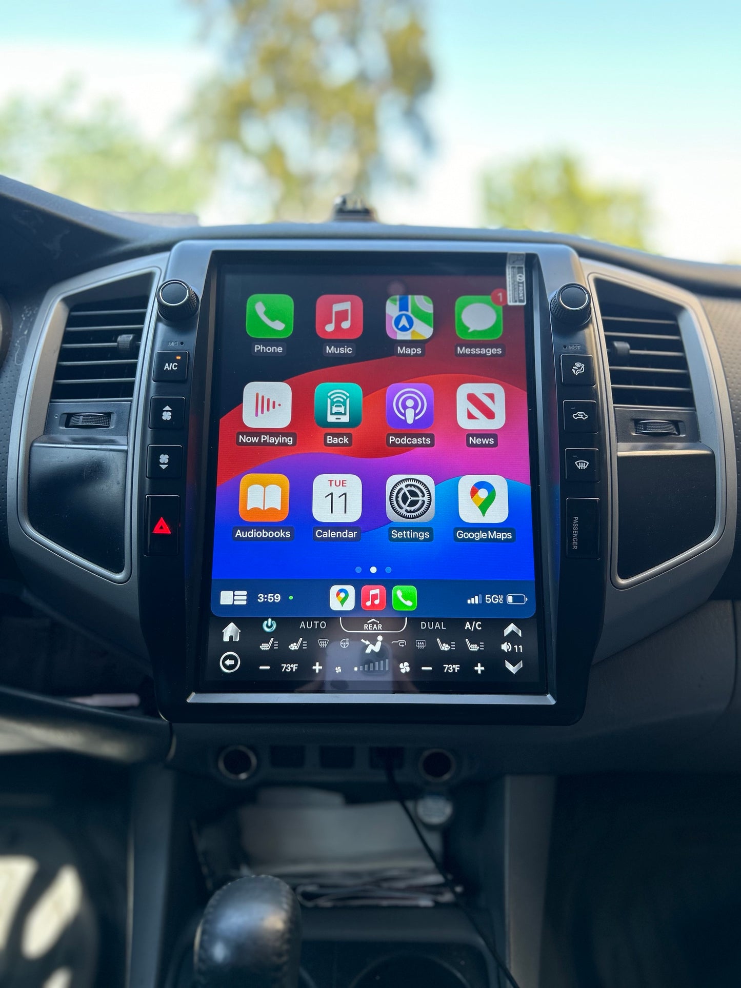 13” Android 13 Vertical Screen Navigation Radio for Toyota Tacoma 2005 - 2015