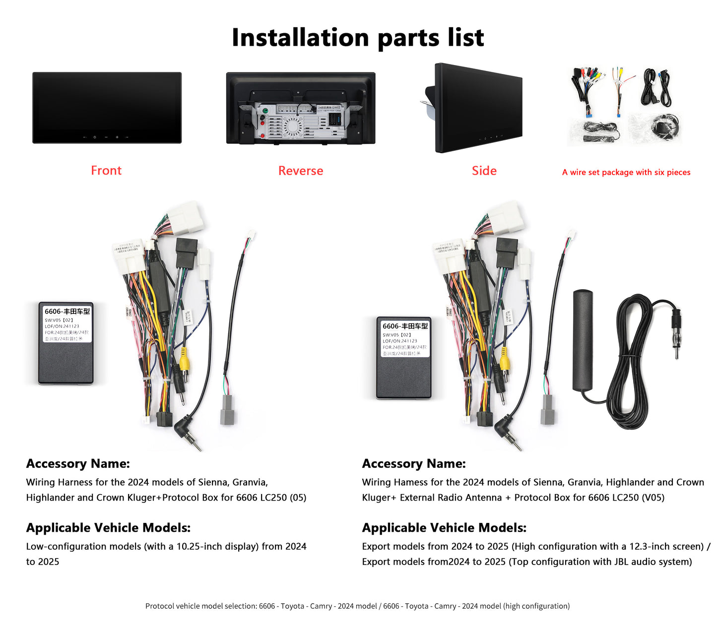 12.3" Android 12/13 Fast boot Horizontal Screen Navi Radio for TOYOTA CAMRY 2024 to present