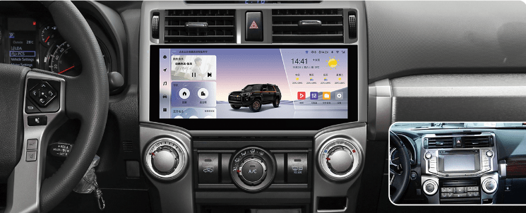 12.3" Android 14/13 Fast boot Horizontal Screen Navi Radio for TOYOTA 4RUNNER 2010-2023 models