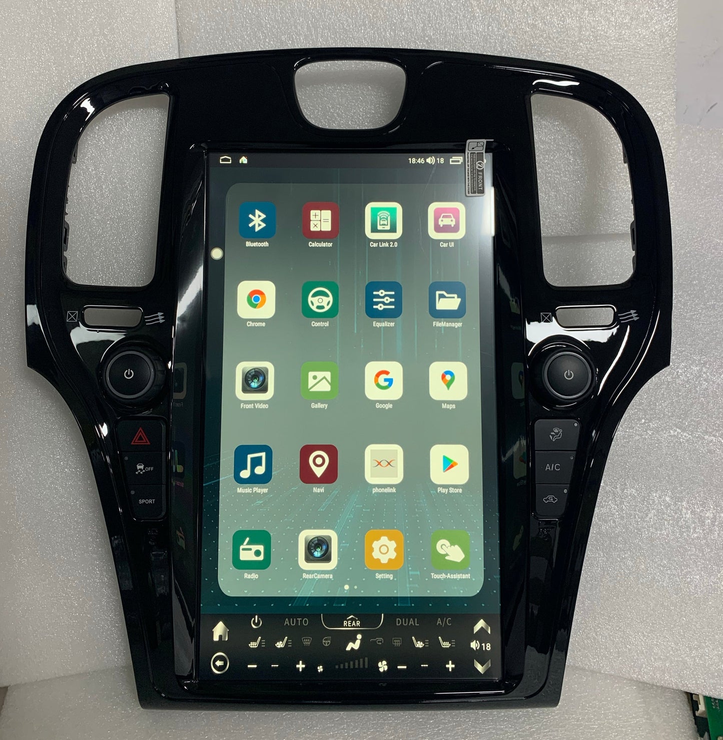 13.6" Vertical Screen Android 12 Navigation Radio for Chrysler 300 300C 300S 2011 - 2023 | Phoenix Automotive