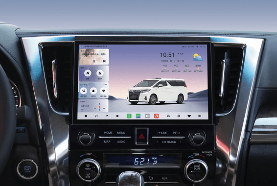 11.5" Android 14/13 Fast boot Horizontal Screen Navi Radio for Dual-system TOYOTA ALPHARD 35 series 2015-2019