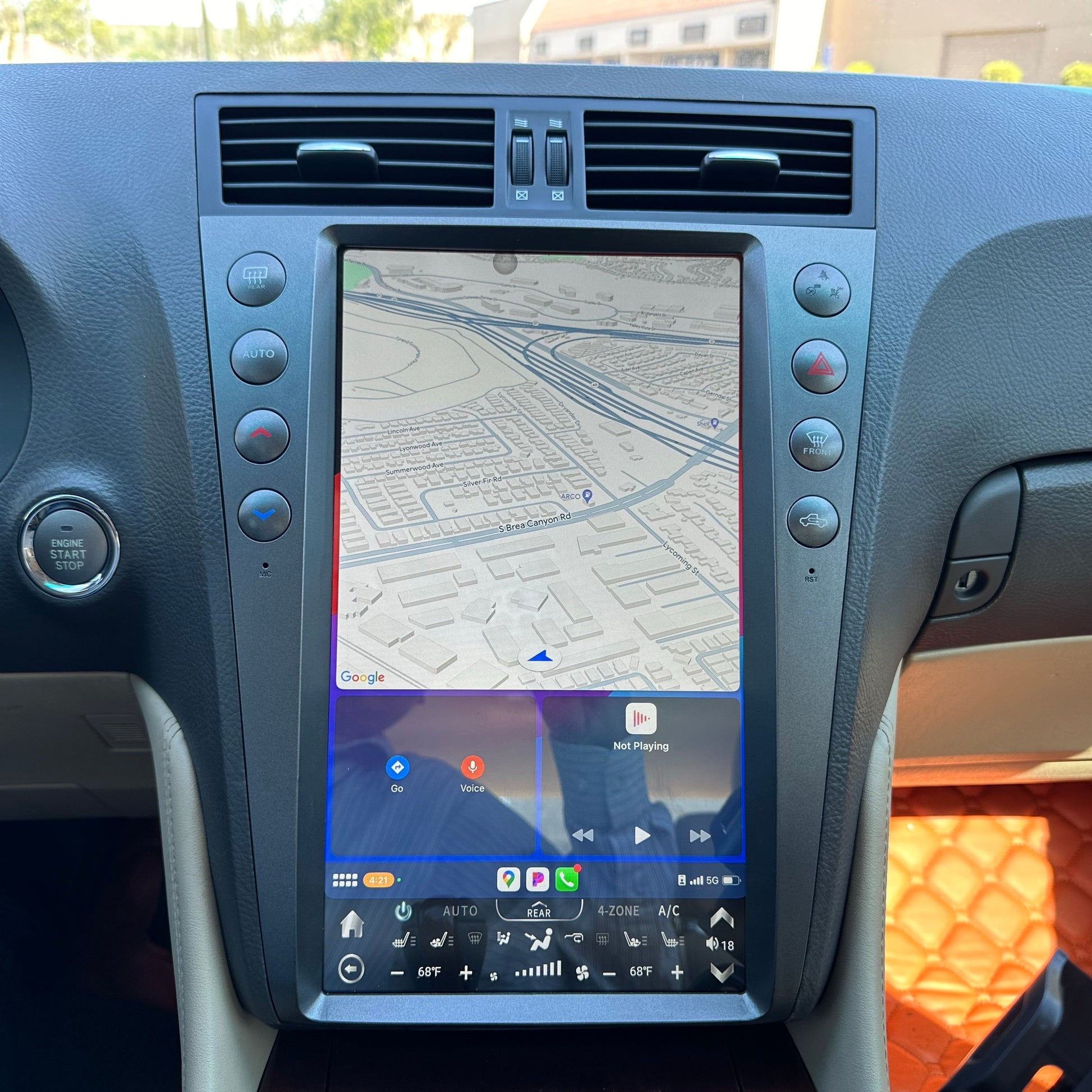 13.6" Vertical Screen Android 13 Fast boot Navigation Radio for Lexus GS 300 350 430 450h 460 2005 - 2011 | Phoenix Automotive