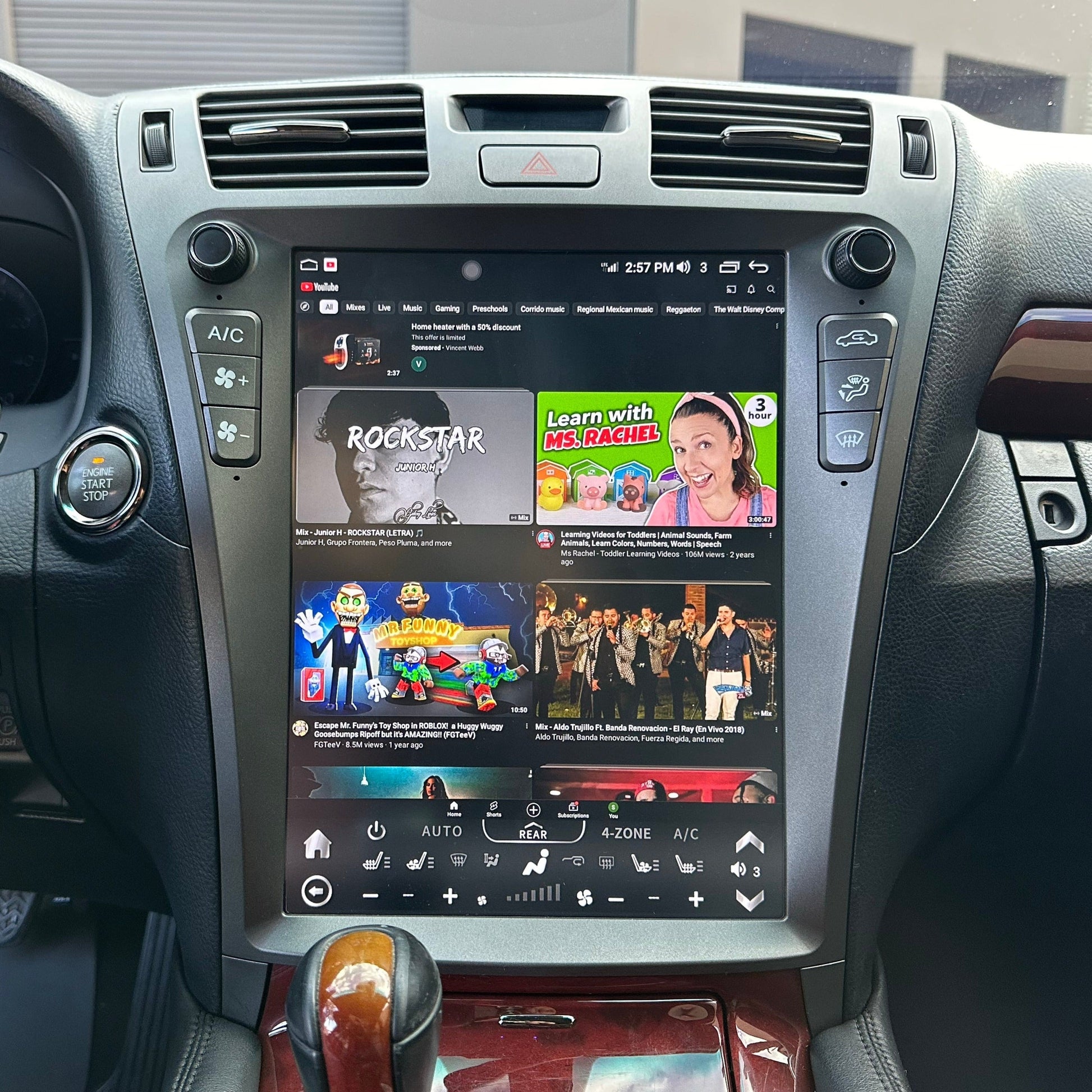 13" Vertical Screen Android 13 Fast boot Navi Radio For Lexus LS 460 600 600h 2007 - 2012 | Phoenix Automotive