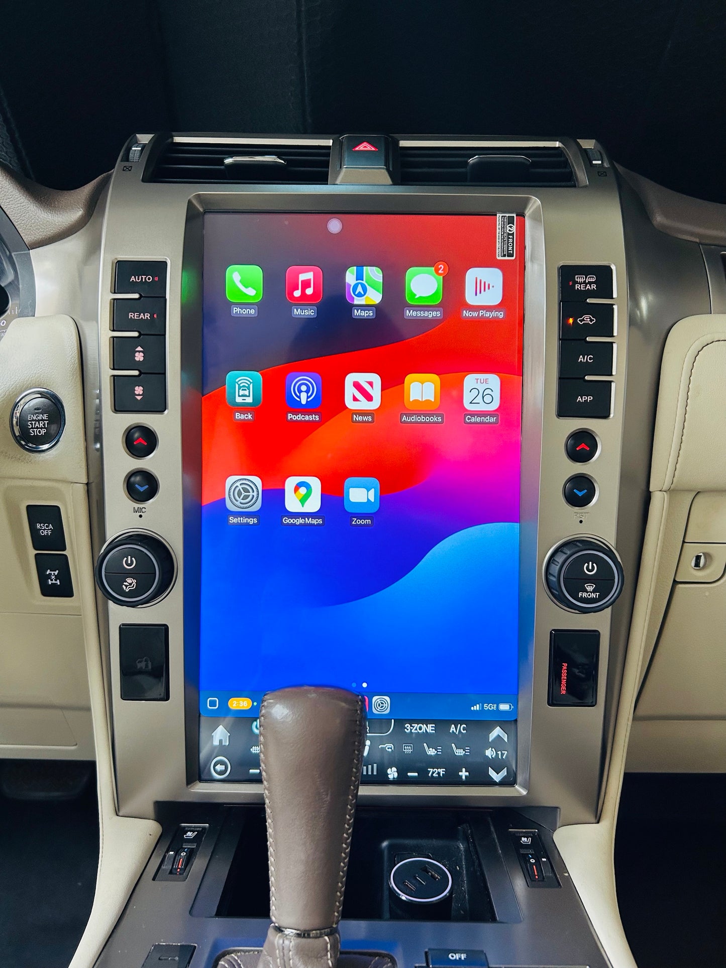 15.6" Android 12 Fast boot Navigation Radio for Lexus GX 400 GX 460 2010 - 2021