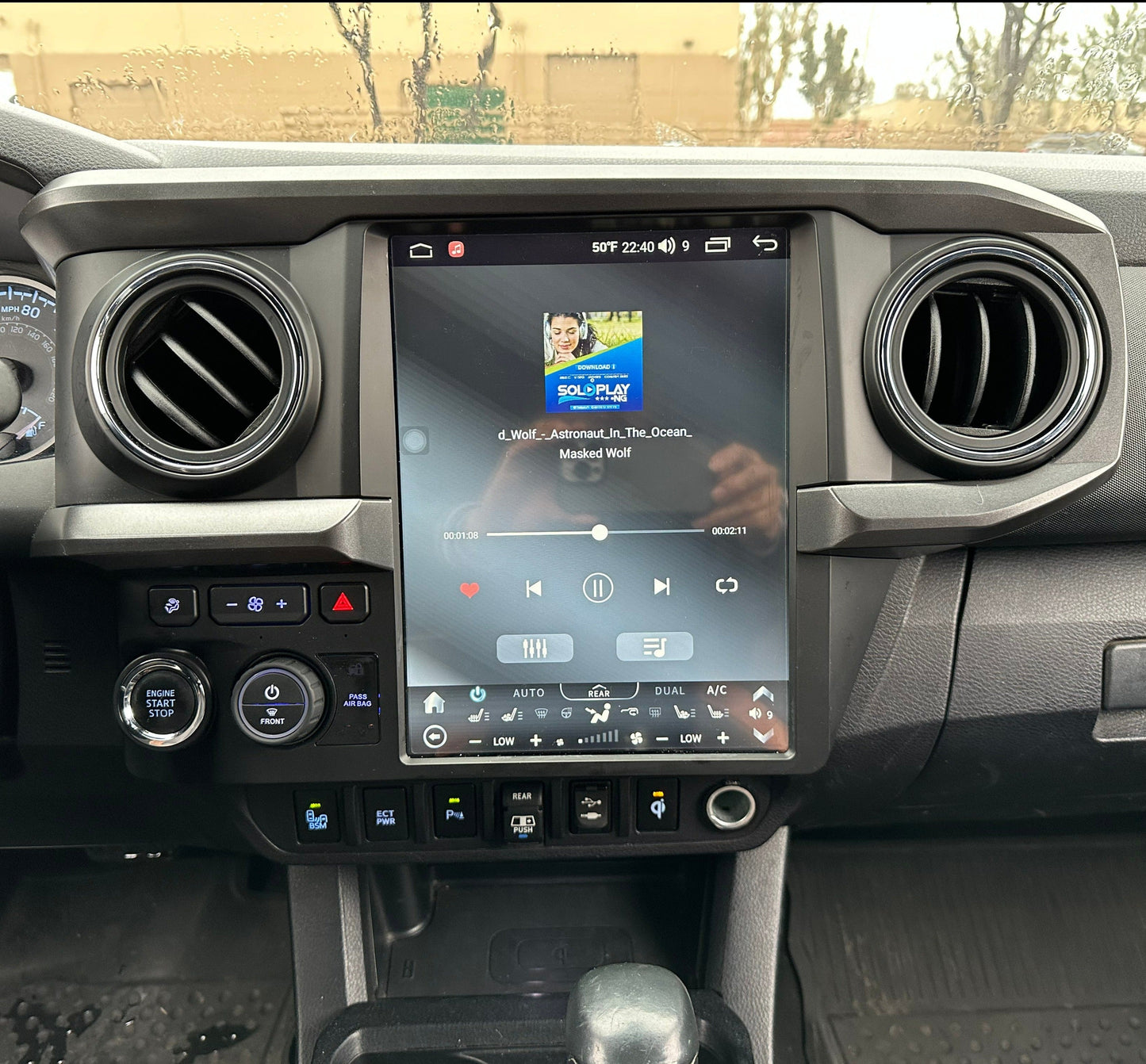 SC7870/Qualcomm6125 12.1” Android 13 fast boot Vertical Screen Navigation Radio for Toyota Tacoma 2016 - 2023 | Phoenix Automotive