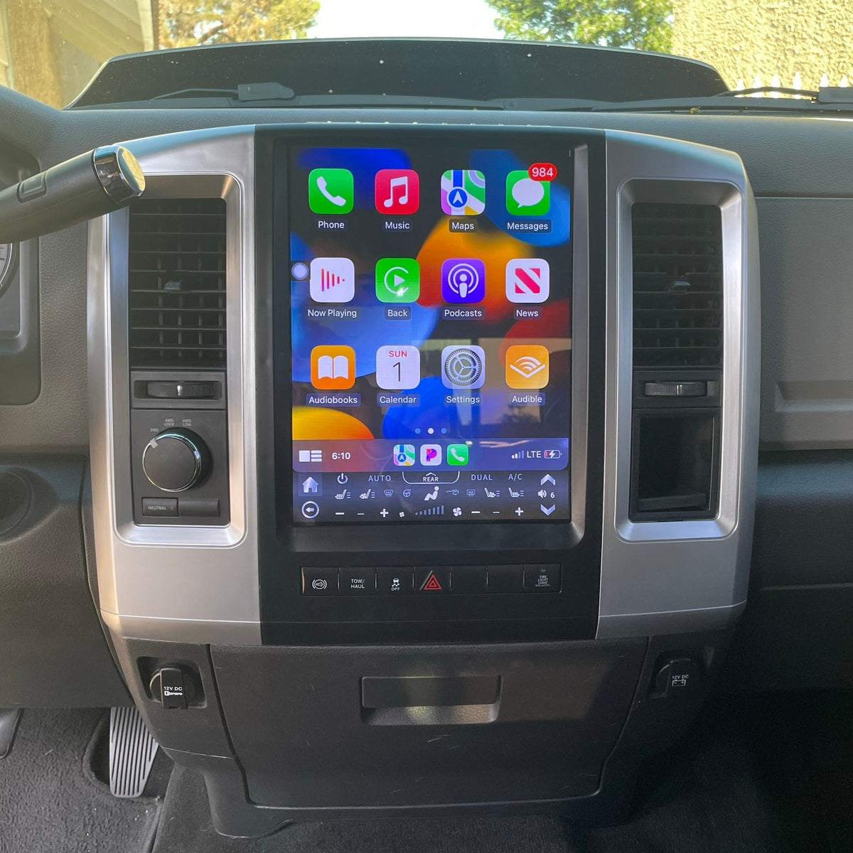 12.1“ / 13" Android 13/14 Fast boot Vertical Screen Navi Radio for Dodge Ram 2009 - 2018