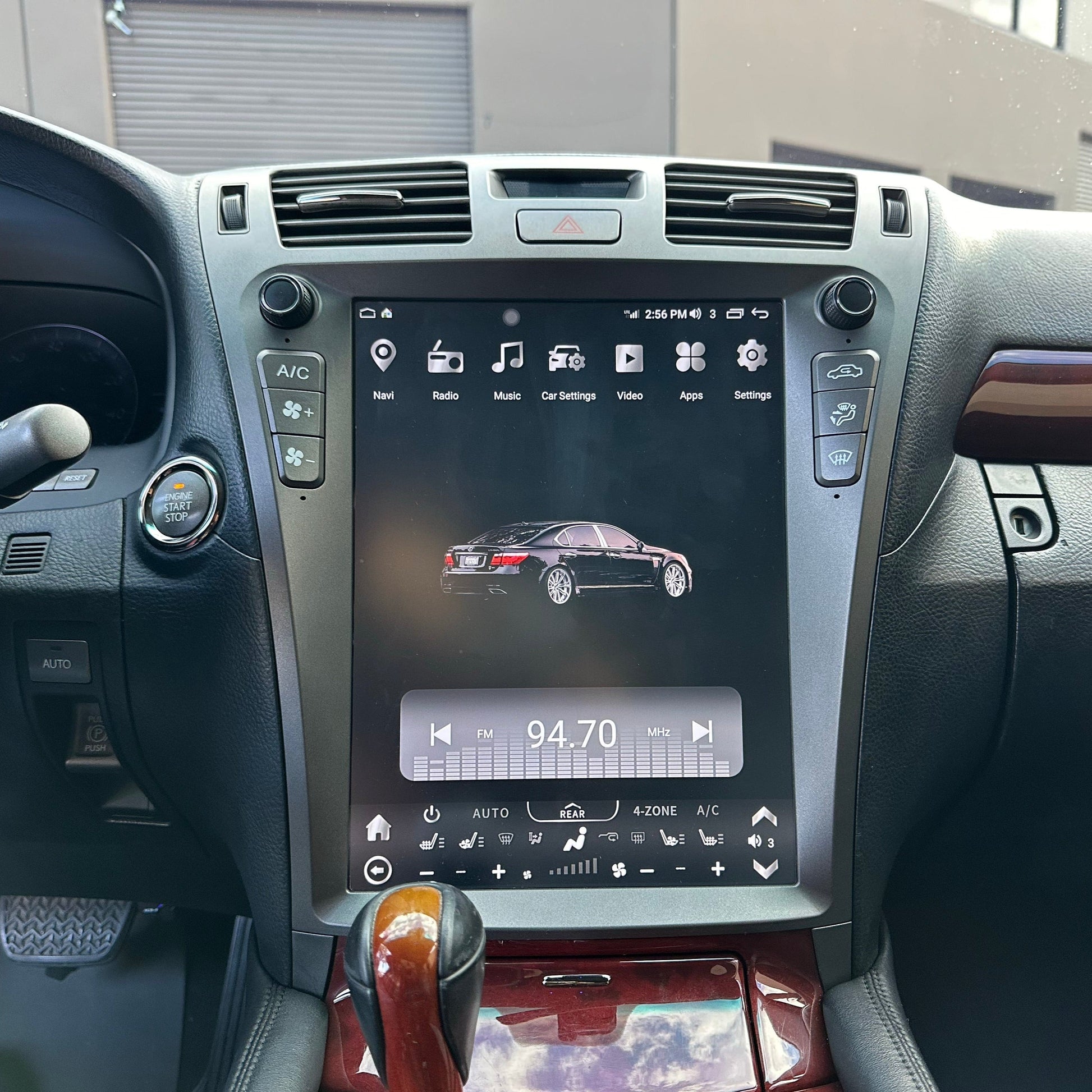 13" Vertical Screen Android 13 Fast boot Navi Radio For Lexus LS 460 600 600h 2007 - 2012 | Phoenix Automotive