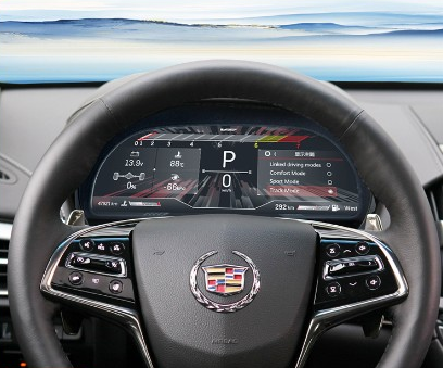 12.3 inch LCD Screen Digital Cluster Gauge for Cadilac ATS/ATS-L 2014-2017 Speedometer Replacement Dashboard Instrument Cluster Digital Display Panel