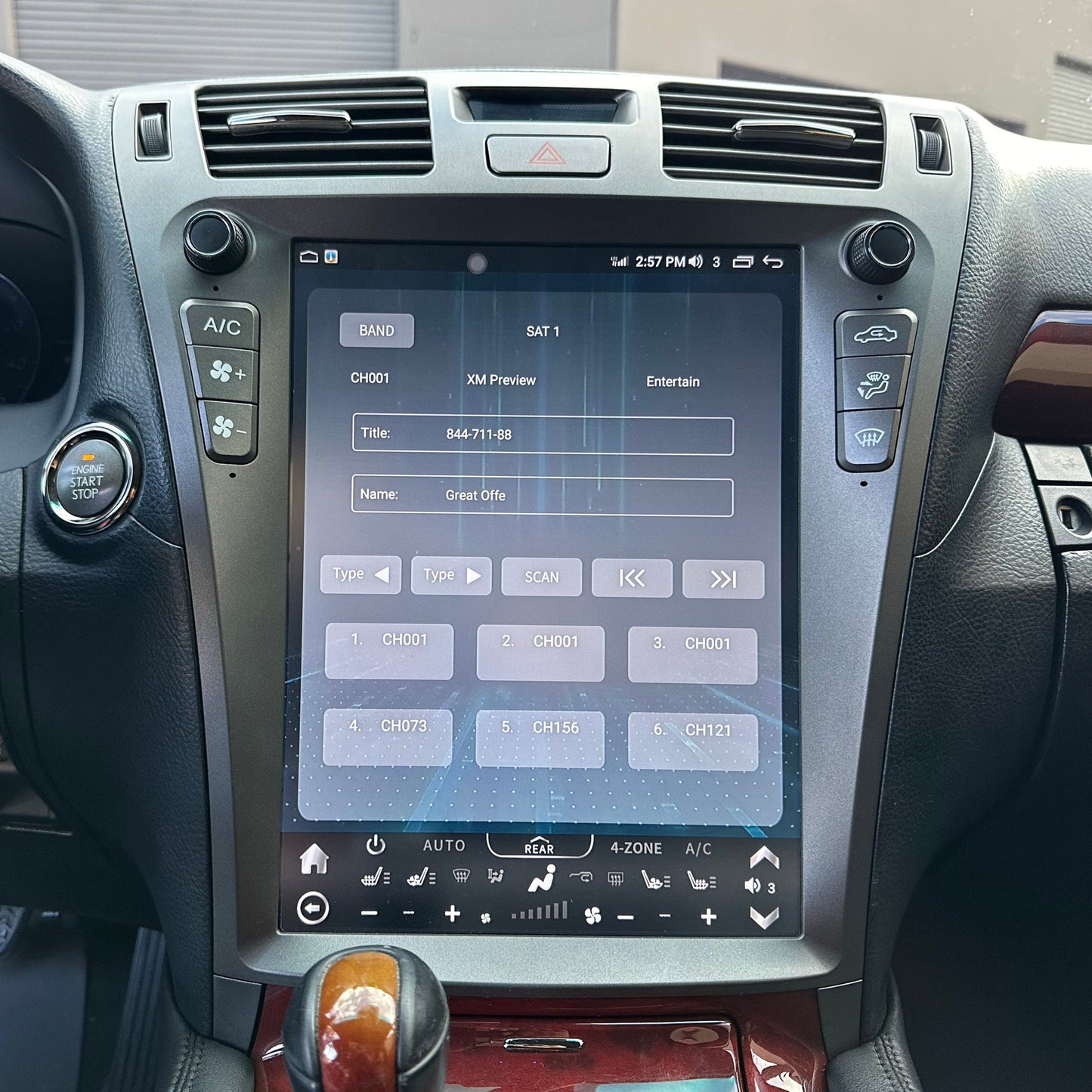 13" Vertical Screen Android 13 Fast boot Navi Radio For Lexus LS 460 600 600h 2007 - 2012 | Phoenix Automotive