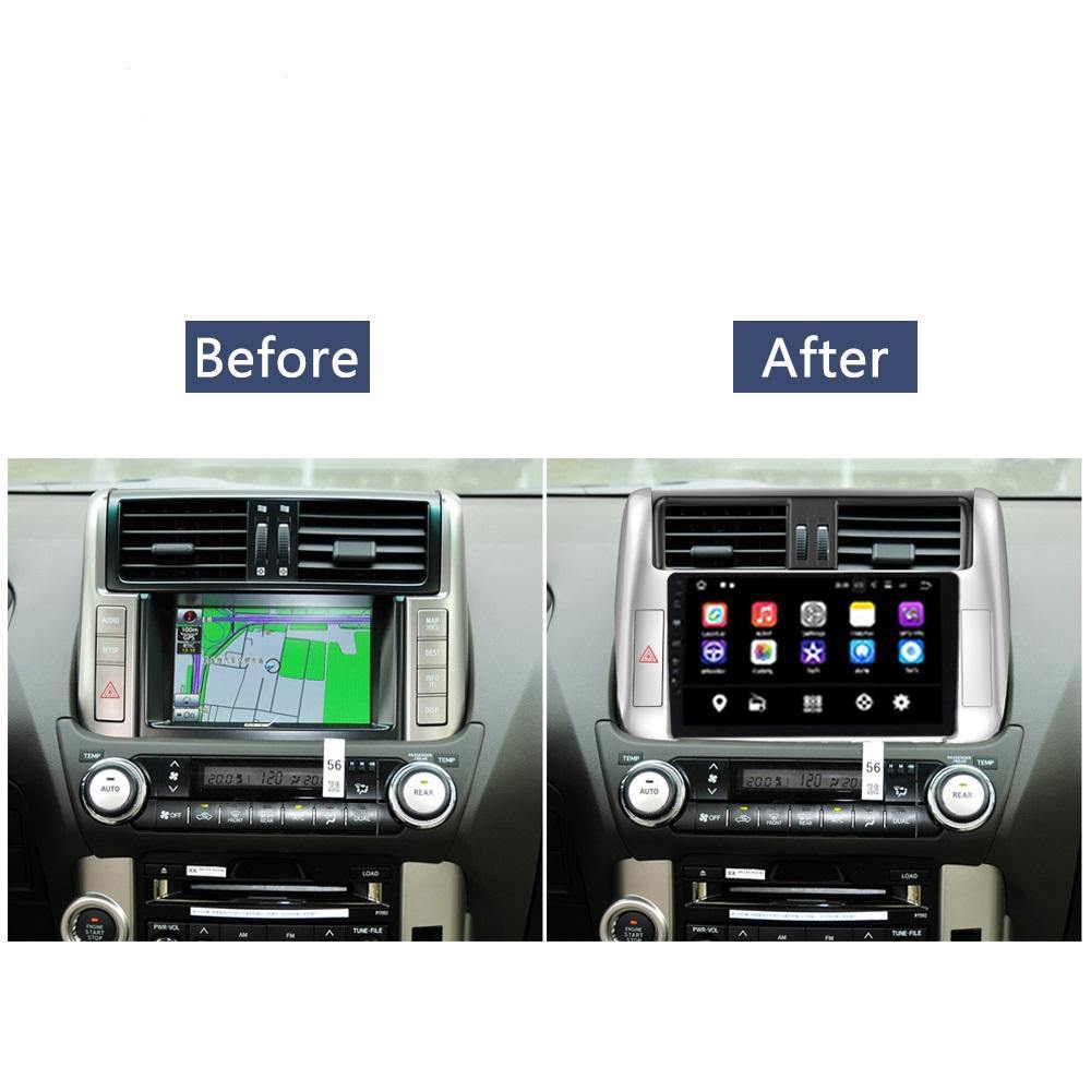 10.2" Octa-core Quad-core Android Navigation Radio for Toyota Prado 2010 - 2013 | Phoenix Automotive