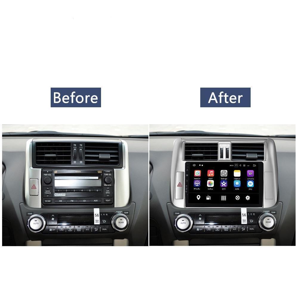 10.2" Octa-core Quad-core Android Navigation Radio for Toyota Prado 2010 - 2013 | Phoenix Automotive