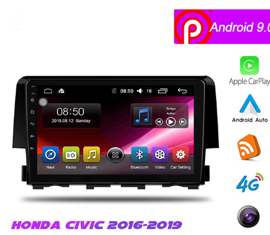 9" Android 9 Navigation Radio for Honda Civic 2016 - 2019 | Phoenix Automotive