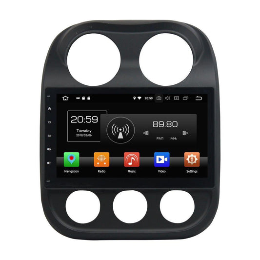 10.2" Octa-Core Android Navigation Radio for Jeep Compass 2010 - 2016 | Phoenix Automotive