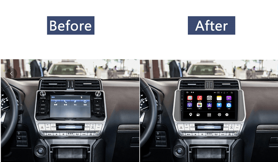 10.1" Octa-core Quad-core Android Navigation Radio for Toyota Prado 2018 | Phoenix Automotive