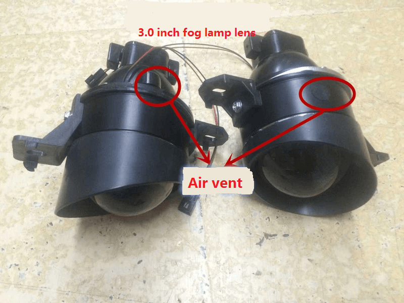 Pair 3” Direct Bolt-on Bi-Xenon Projector Fog Light Assembly Lamp H11 for Nissan Maxima 2008 - 2017 | Phoenix Automotive