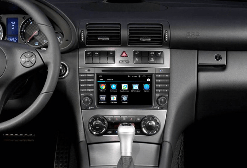 RADIO NAVEGADOR 7 Para Mercedes Benz clase C W203 2004-2007 GPS ANDROID  10.0 – Mister Radio GPS