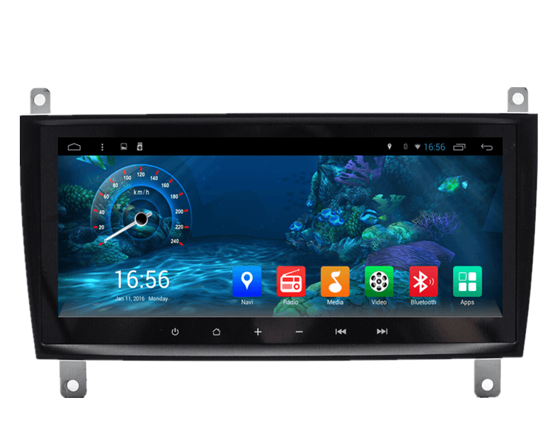 8.8" Octa-core Metal Trim Android Navigation Radio for Mercedes Benz C CLK W203 C200 C230 C320 CLK350 | Phoenix Automotive