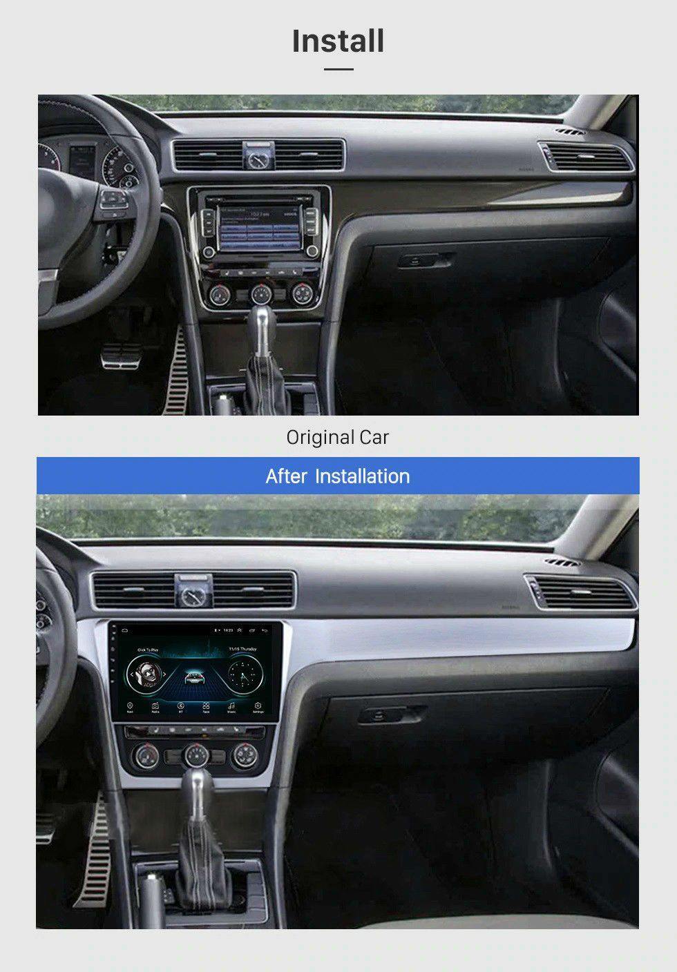 10.1 Octa-Core Android Navigation Radio for VW Volkswagen Passat 2012-2016 | Phoenix Automotive