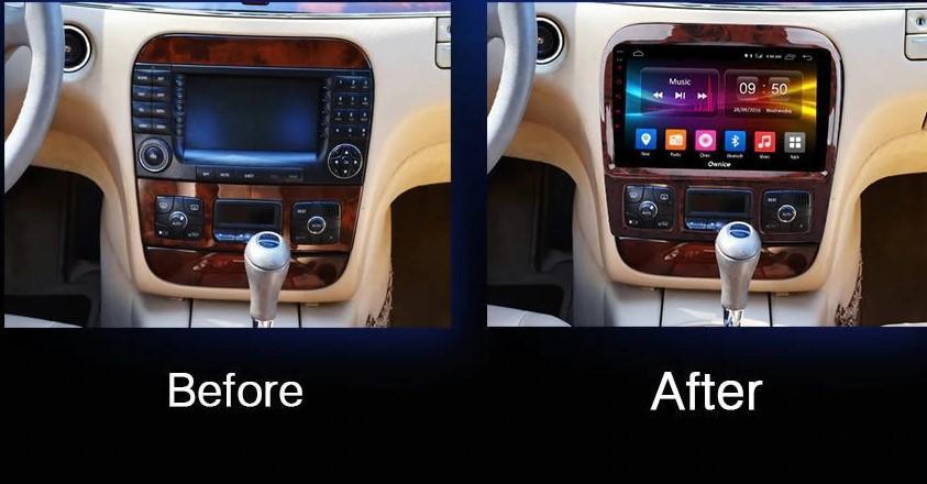 9" Octa-Core Android Navigation Radio for Mercedes-Benz S-class 1998 - 2005 | Phoenix Automotive