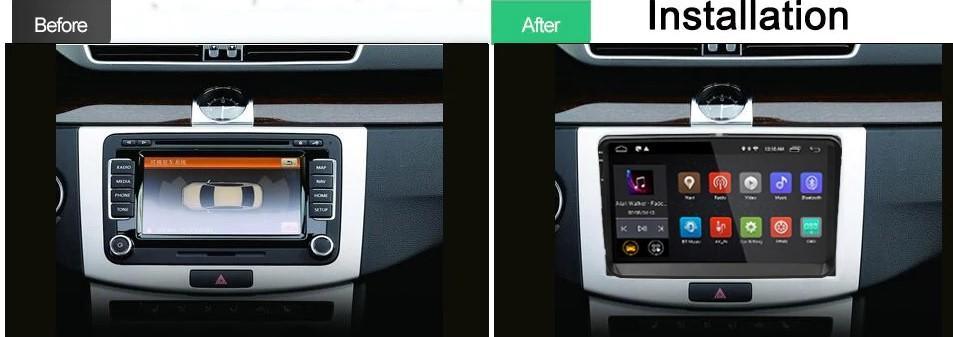 9" Octa-Core Android Navigation Radio for VW Volkswagen Golf 2004-2011 Passat 2006-2011 Tiguan Touran EOS 2007-2011 | Phoenix Automotive