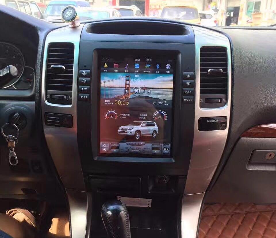 Open Box 10.4" Vertical Screen Android Navigation Radio for Toyota Land Cruiser Prado 2003 - 2009 | Phoenix Automotive