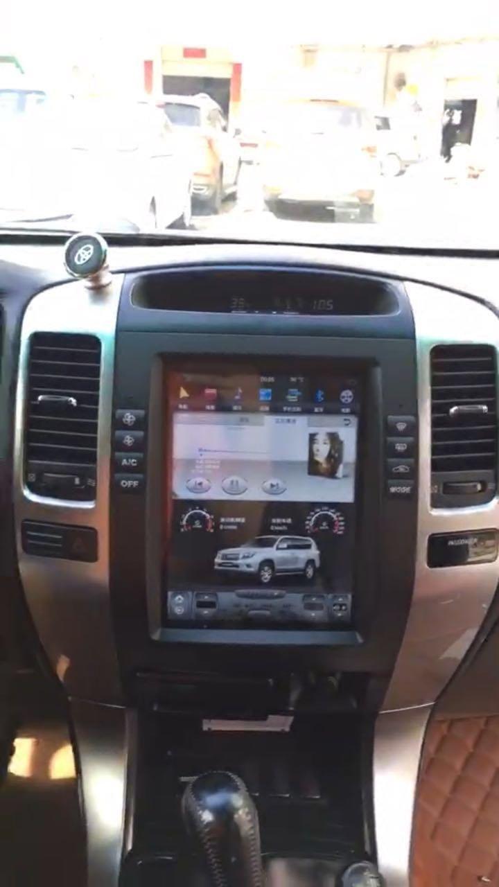 Open Box 10.4" Vertical Screen Android Navigation Radio for Toyota Land Cruiser Prado 2003 - 2009 | Phoenix Automotive