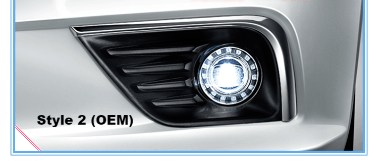 Pair Direct Bolt-on LED Fog Light Assembly Lamp for Nissan Altima 2007 - 2017 | Phoenix Automotive