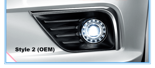 Pair Direct Bolt-on LED Fog Light Assembly Lamp for Nissan Altima 2007 - 2017 | Phoenix Automotive
