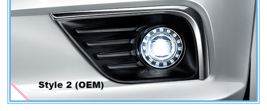 Pair Direct Bolt-on LED Fog Light Assembly Lamp for Nissan Maxima 2007 - 2017 | Phoenix Automotive