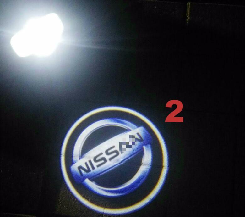 26 Style 2X Ghost Lights Door Step Welcome Lights for Nissan Altima Teana Armada Maxima Titan Quest | Phoenix Automotive