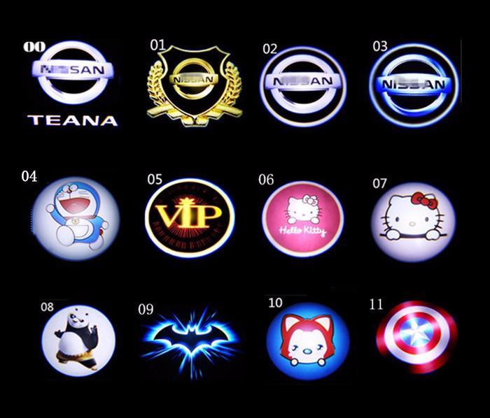 26 Style 2X Ghost Lights Door Step Welcome Lights for Nissan Altima Teana Armada Maxima Titan Quest | Phoenix Automotive