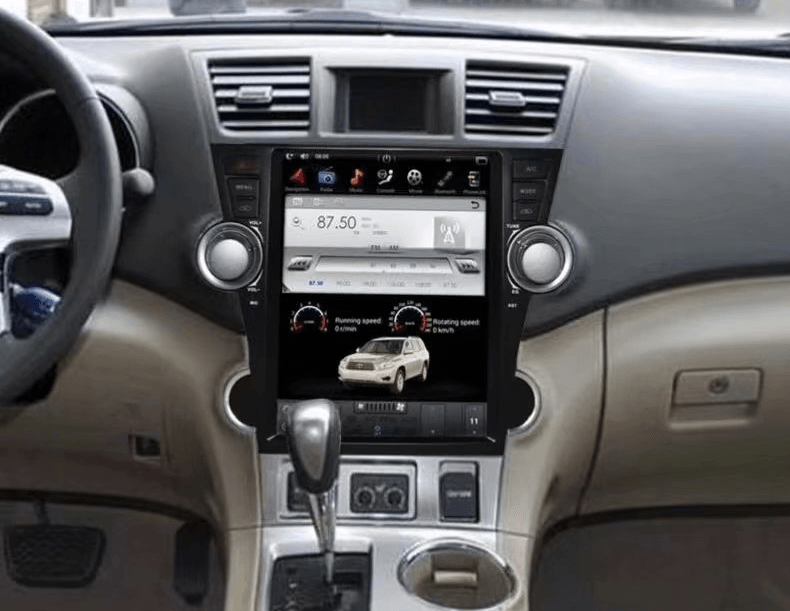 12.1" Android Navigation Radio for Toyota Highlander 2009 - 2013 | Phoenix Automotive