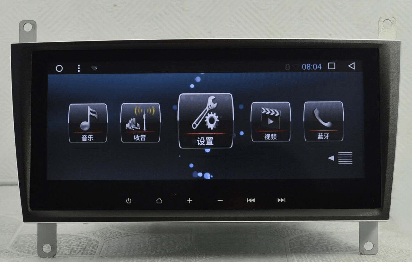 8.8" Octa-core Metal Trim Android Navigation Radio for Mercedes Benz C CLK W203 C200 C230 C320 CLK350 | Phoenix Automotive