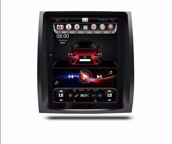 Open Box 10.4" Metal Trim Vertical Screen Android Navigation Radio for Lexus GX 470 2003 - 2005 | Phoenix Automotive