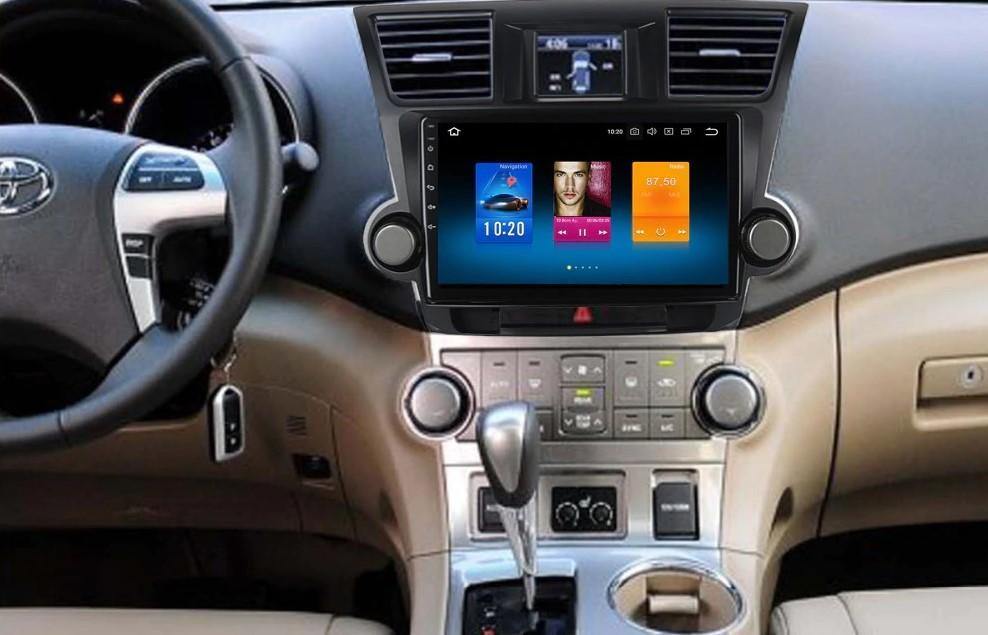 10.2" Octa-core Quad-core Android Navigation Radio for Toyota Highlander 2009 - 2012 | Phoenix Automotive
