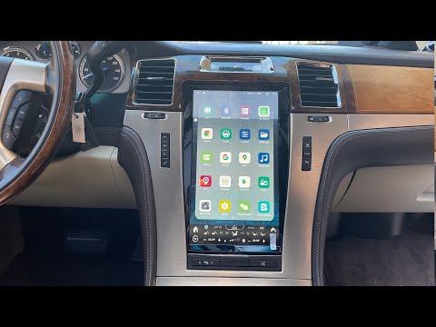 13.6" Android 12 VERTICAL SCREEN Navigation Radio for Cadillac Escalade 2007 - 2014 | Phoenix Automotive