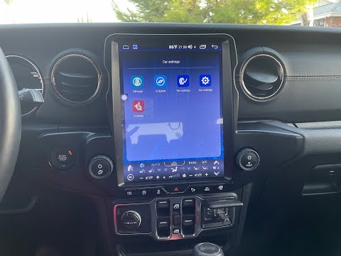 12.1” Android 13 Vertical Screen Navigation Radio for Jeep Wrangler JL 2018 - 2023 | Phoenix Automotive