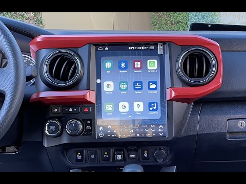 SC7870/Qualcomm6125 12.1” Android 13 fast boot Vertical Screen Navigation Radio for Toyota Tacoma 2016 - 2023 | Phoenix Automotive