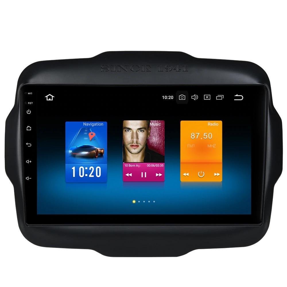 9" Octa-Core Android Navigation Radio for Jeep Renegade 2015 - 2019 | Phoenix Automotive