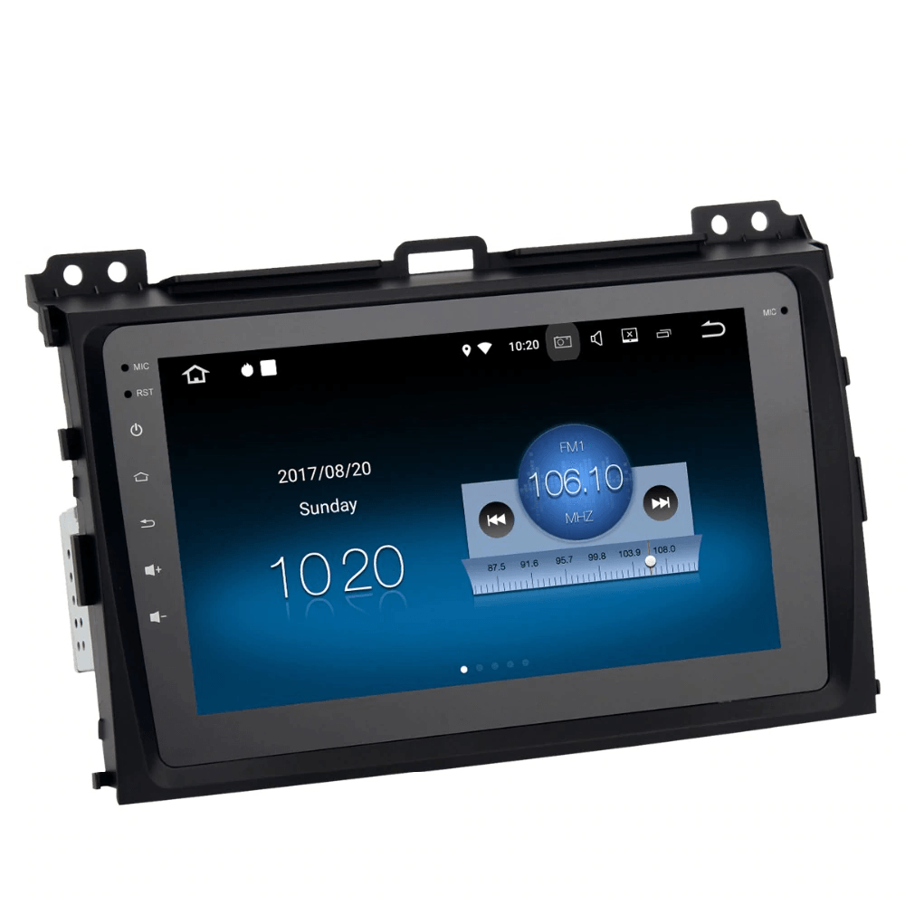 8" Octa-core Quad-core Android Navigation Radio for Toyota Prado 2004 - 2009 | Phoenix Automotive