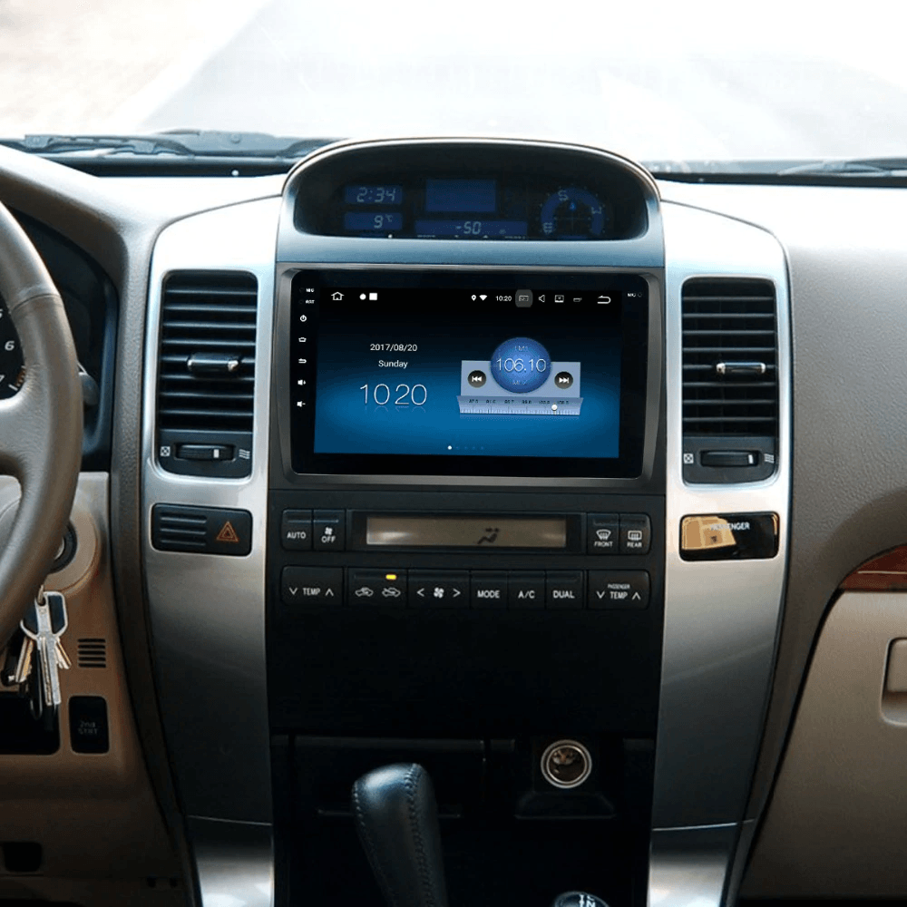 8" Octa-core Quad-core Android Navigation Radio for Toyota Prado 2004 - 2009 | Phoenix Automotive