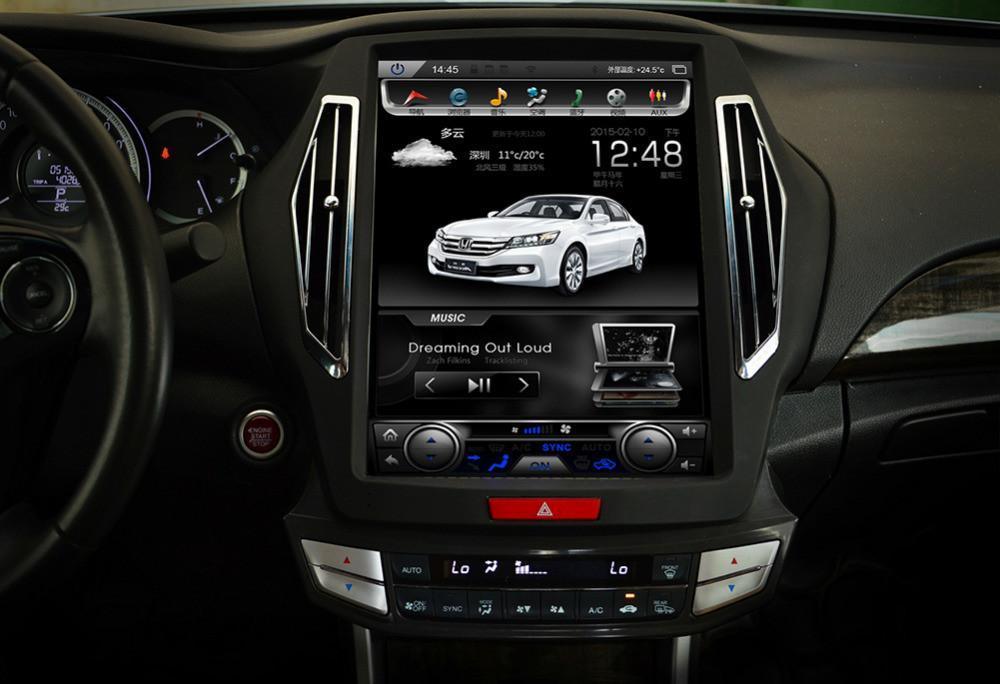open box 15" Vertical Screen Android Navigation Radio for Honda Accord 2013-2017 | Phoenix Automotive