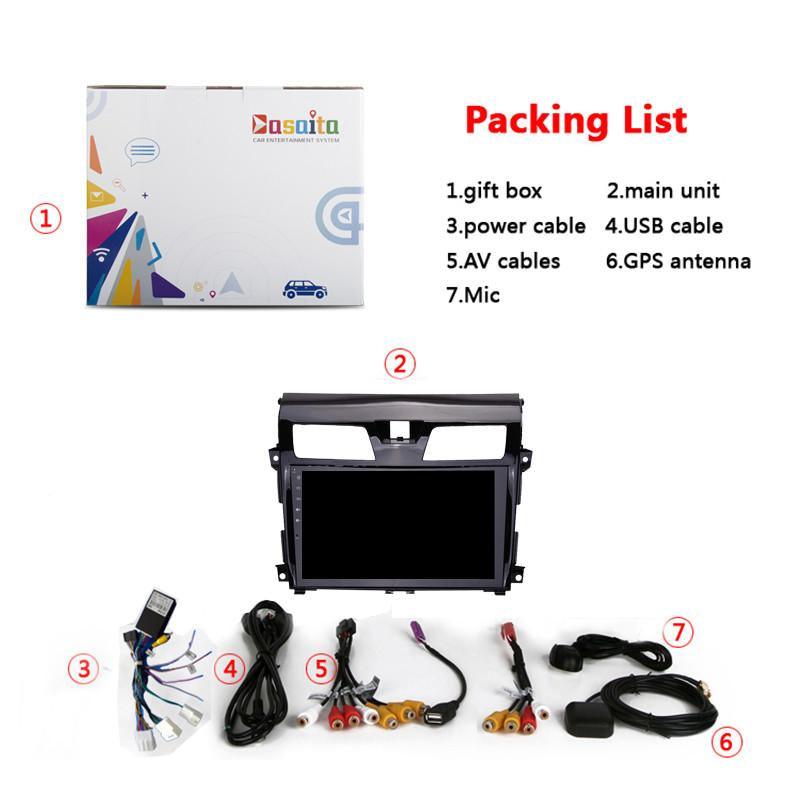 Octa-Core 10.2" Android 8.0 Navigation Radio for Nissan Teana Altima 2013 - 2017 4 GB RAM | Phoenix Automotive