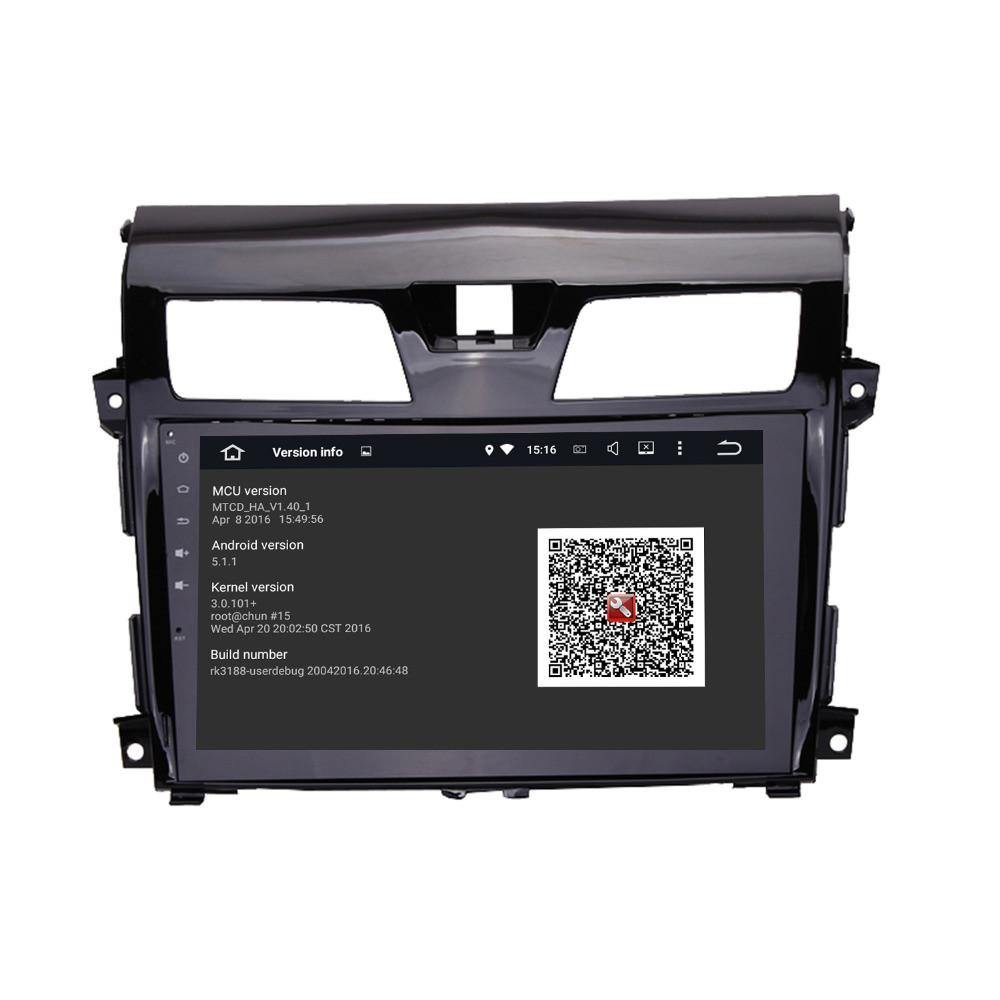 10.1" Quad-Core Android 9.0 Navigation Radio for Nissan Teana Altima 2013 - 2017 | Phoenix Automotive